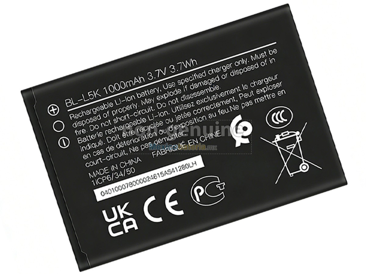 batería para Nokia BL-L5K
