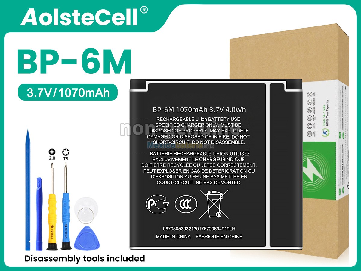 batería para Nokia BP-6M