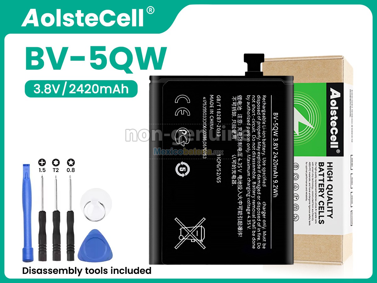 batería para Nokia BV-5QW