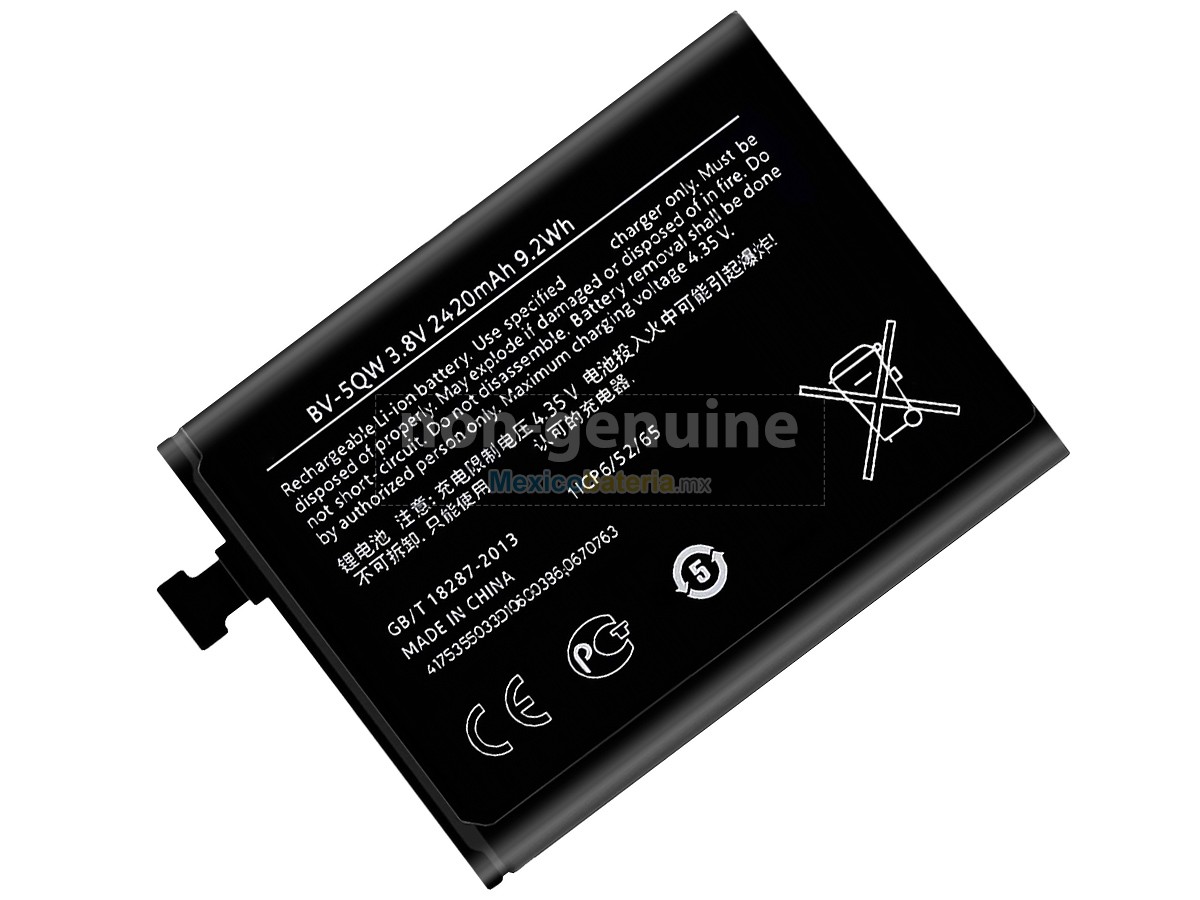 batería para Nokia BV-5QW