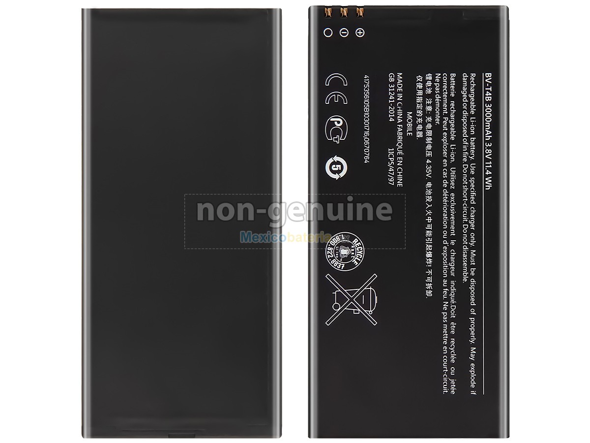 batería para Nokia BV-T4B