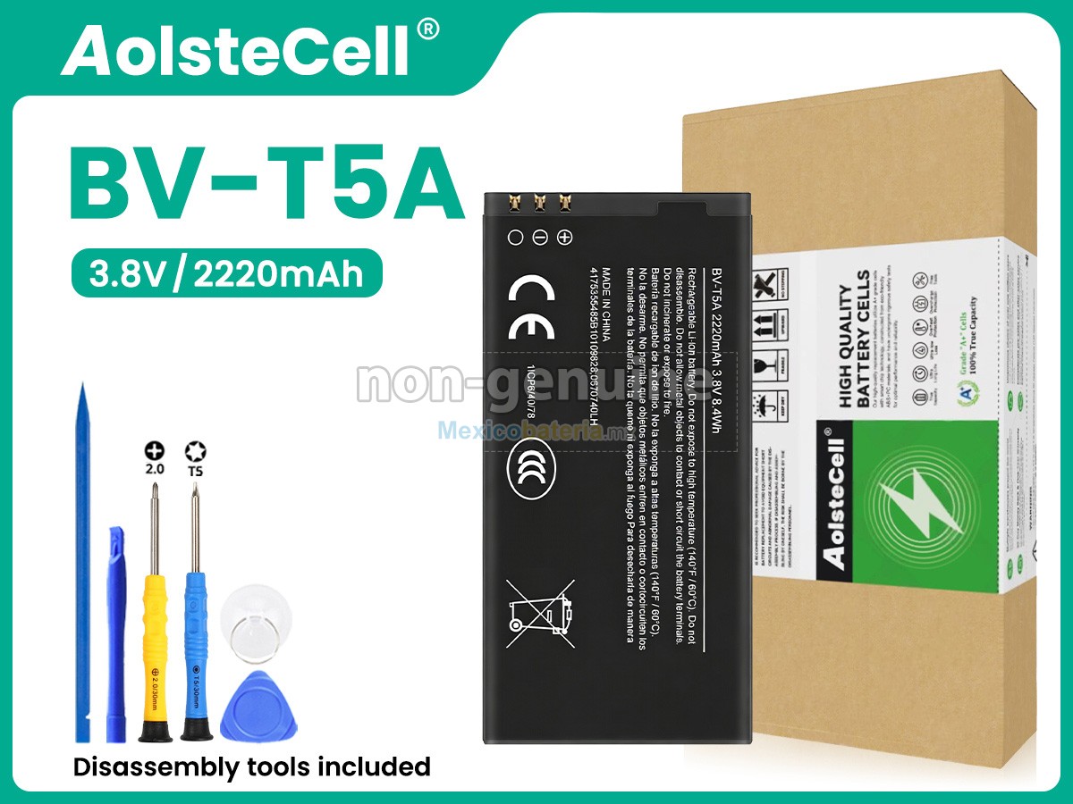 batería para Nokia BV-T5A