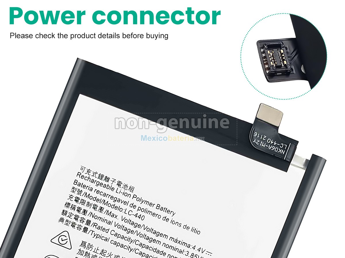 batería para Nokia LC-440
