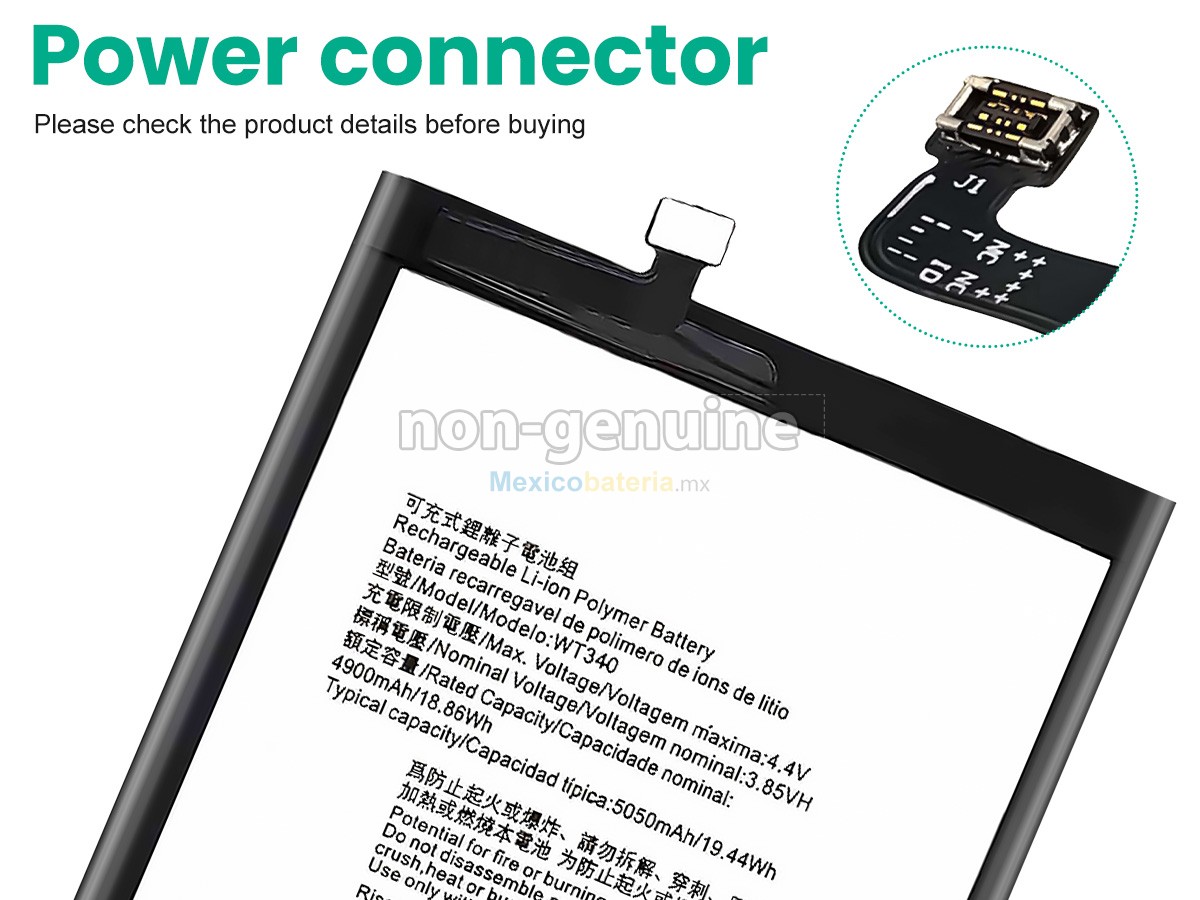 batería para Nokia WT340