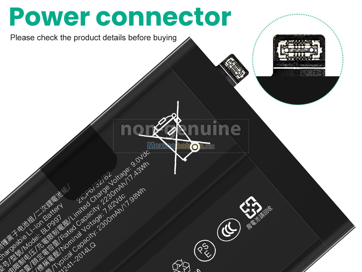 batería para Oppo BLP997
