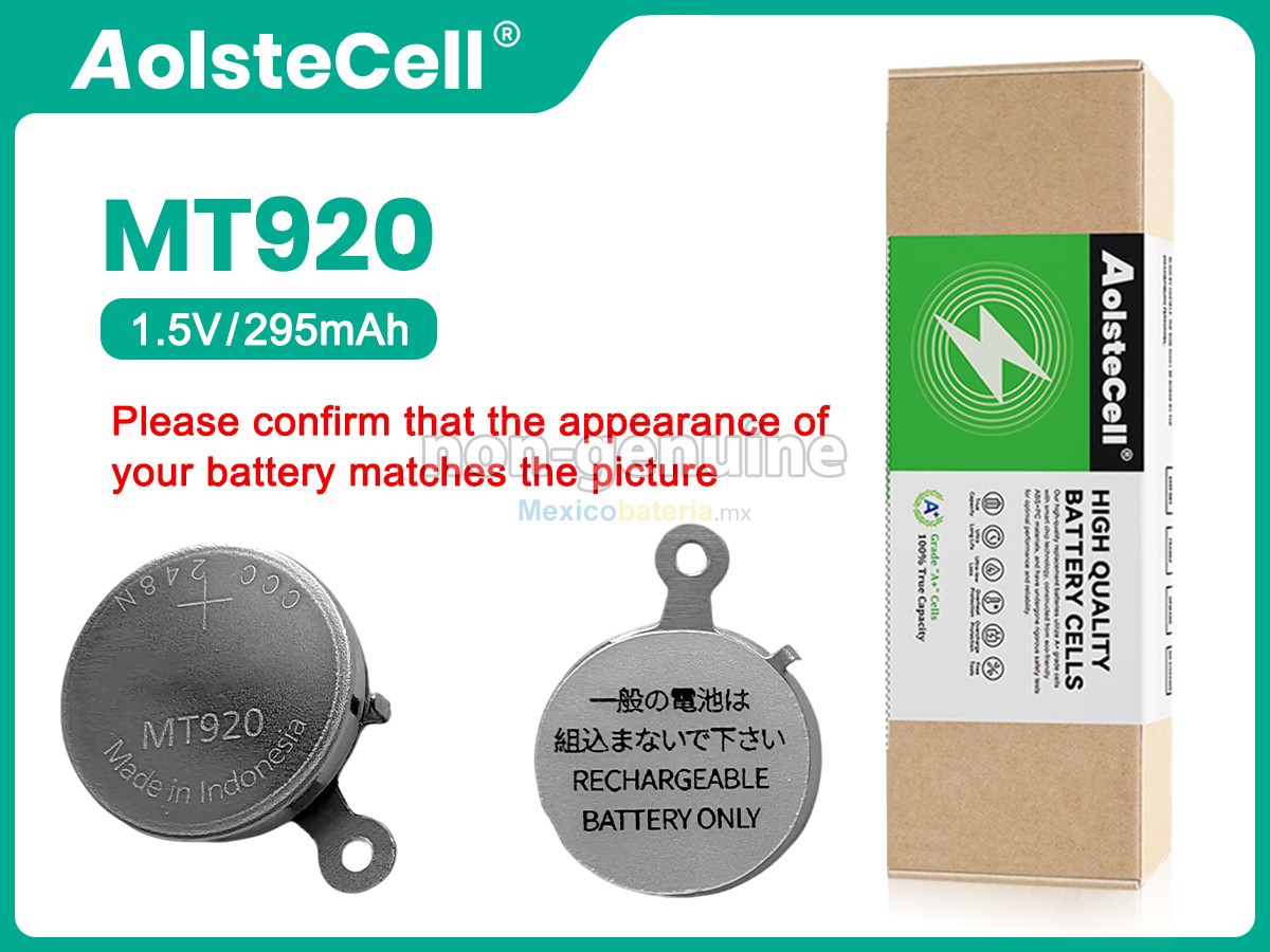 batería para Panasonic MT920