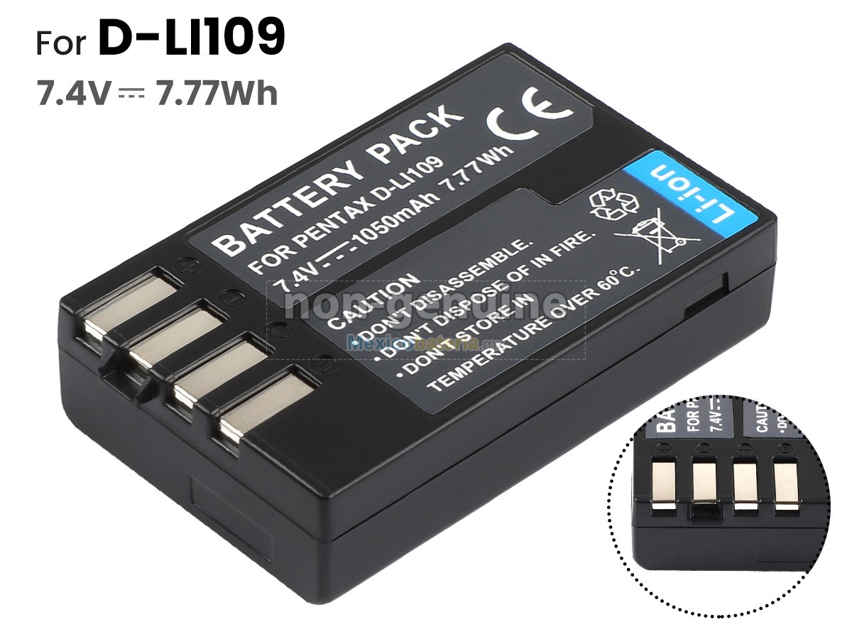 batería PENTAX K-500 de alta calidad