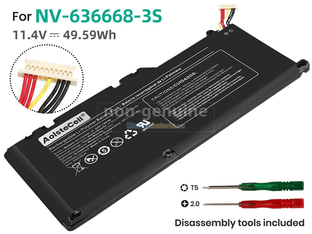 batería para Positivo NV-636668-2S