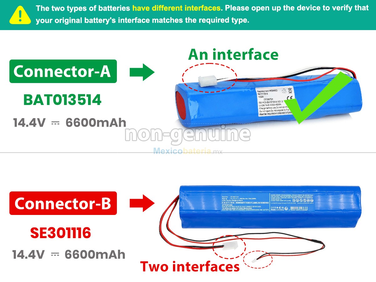batería para ResMed ELISEE 150