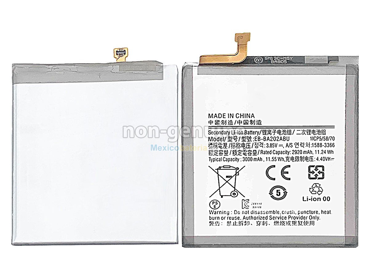 batería para Samsung EB-BA202ABU