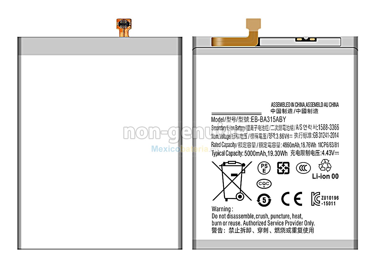 batería para Samsung GALAXY A31 SM-A315GZBJTPA