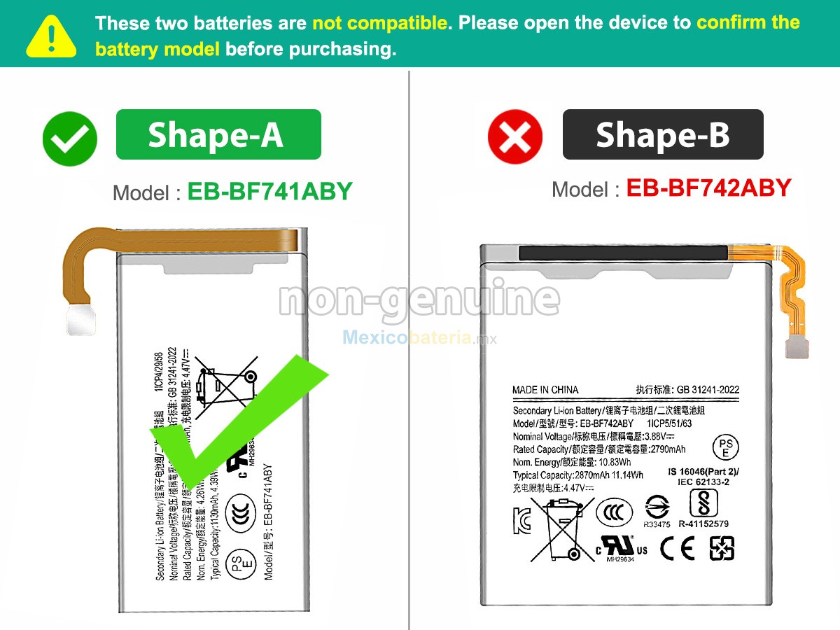 batería para Samsung Z FLIP 6