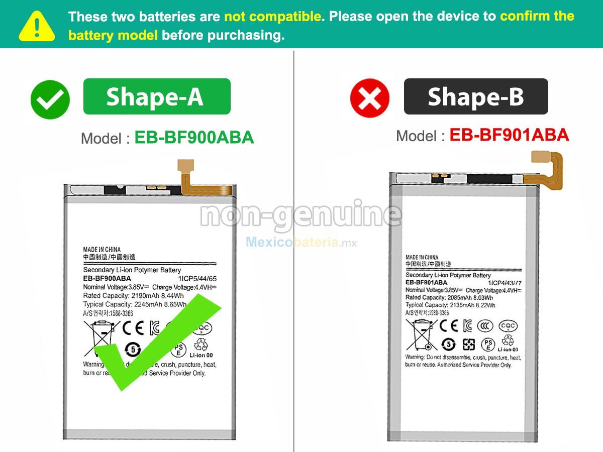 batería para Samsung Z FOLD1