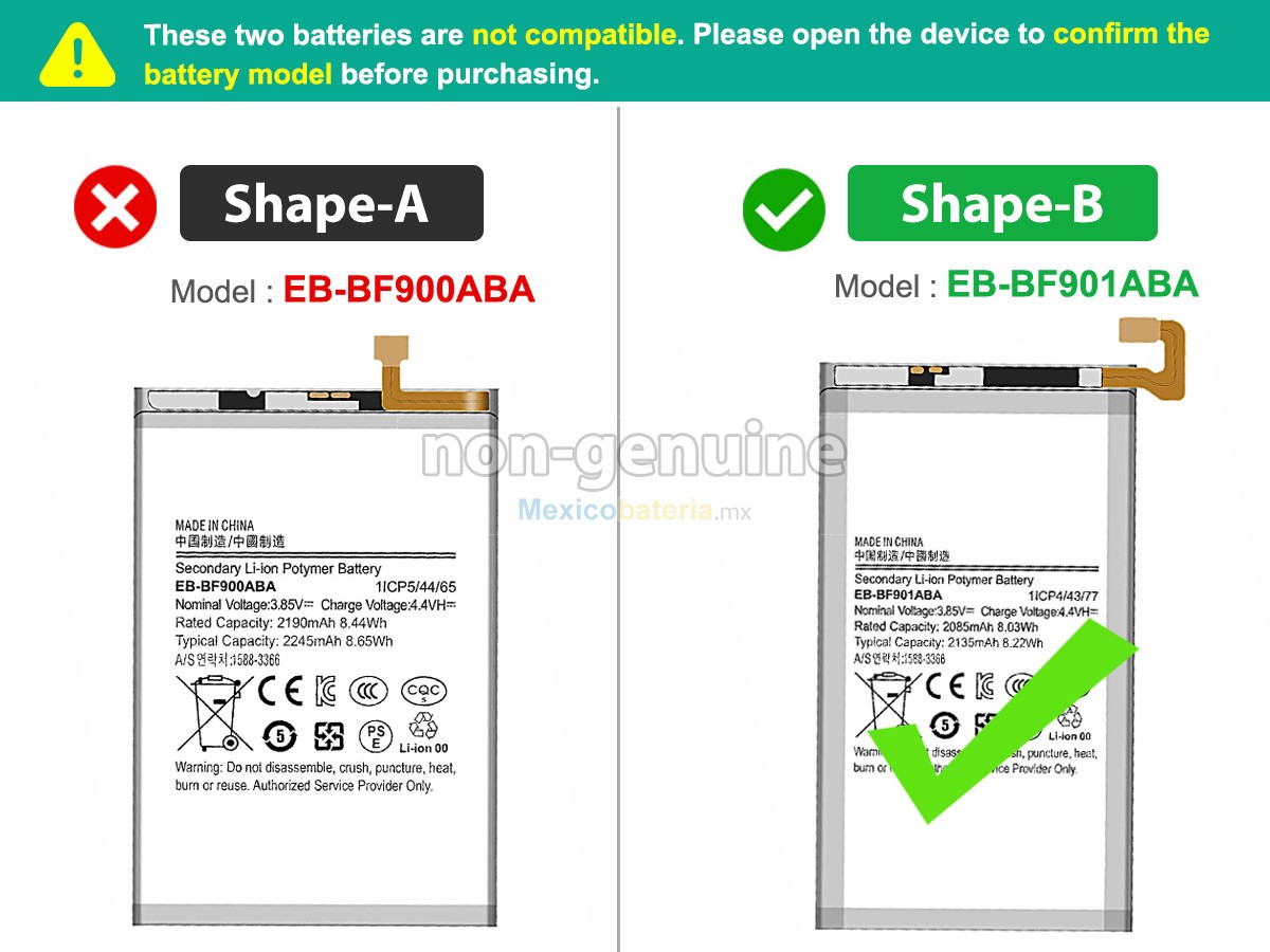 batería para Samsung Z FOLD1