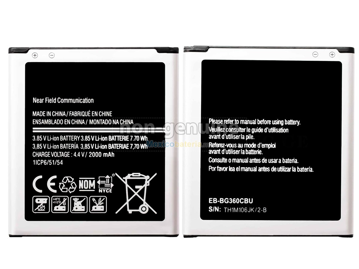 batería para Samsung EB-BG360CBU