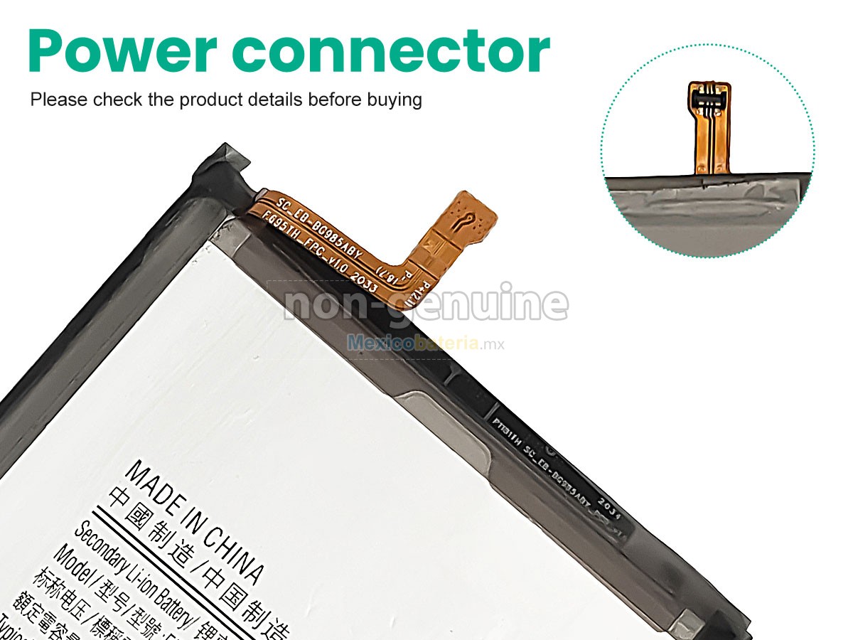 batería para Samsung EB-BG985ABY