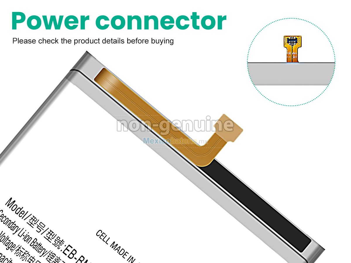 batería para Samsung SM-M146B/DS