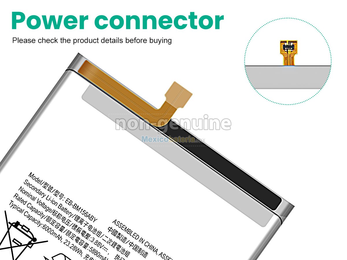 batería para Samsung EB-BM156ABY