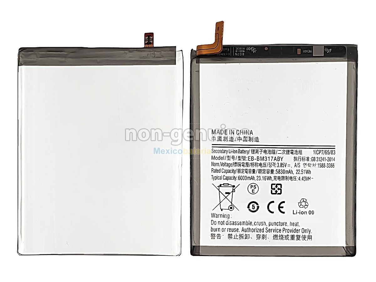 batería para Samsung GALAXY M31S SM-M317F/DS