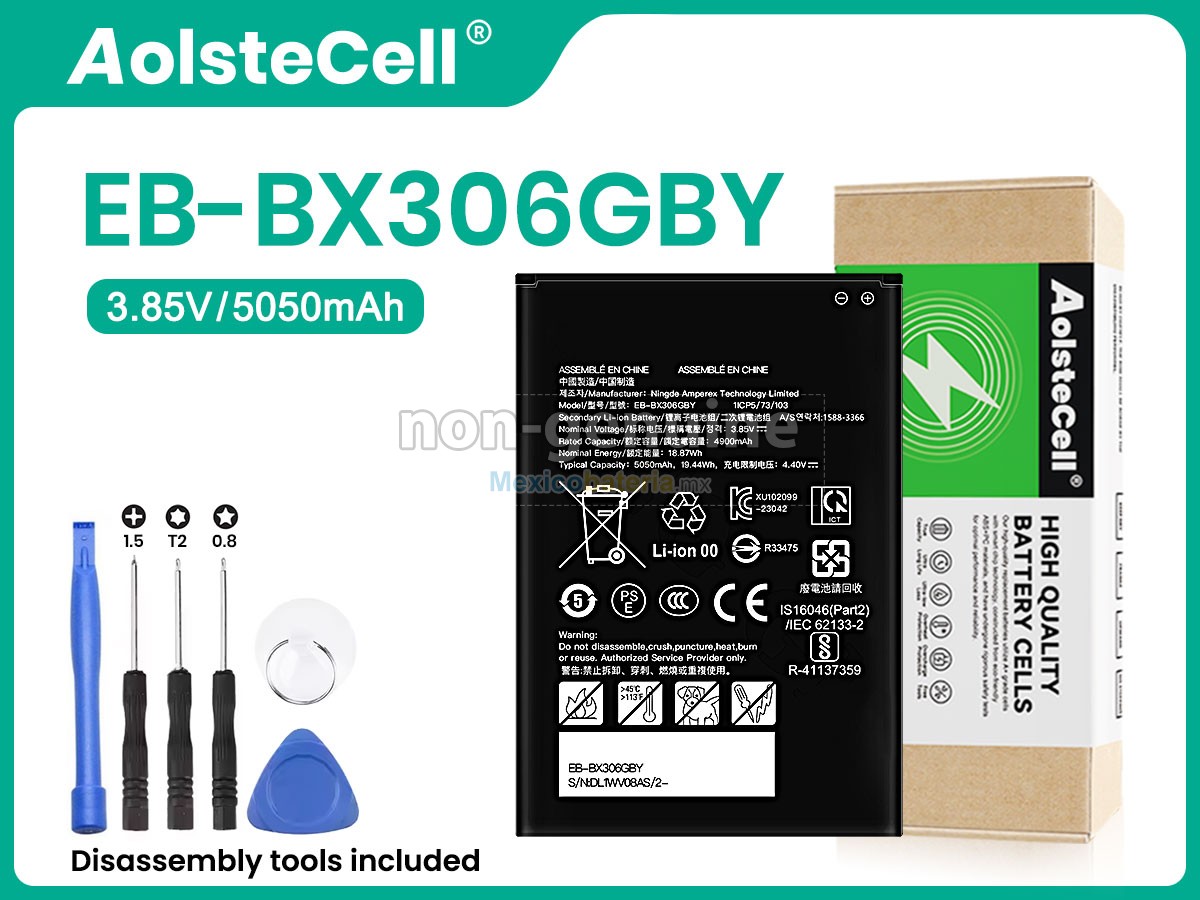 batería para Samsung Galaxy TAB ACTIVE5 SM-X30