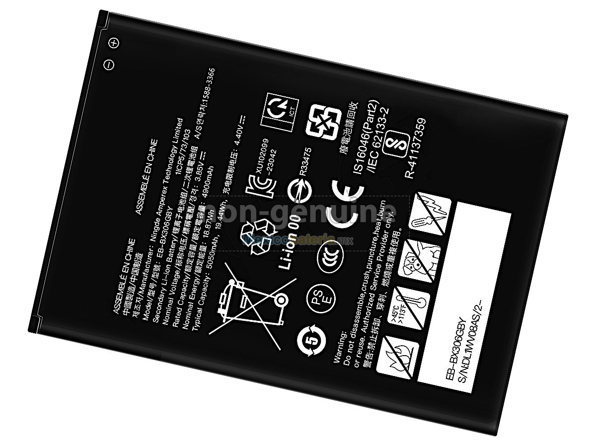 batería para Samsung Galaxy TAB ACTIVE5 SM-X30