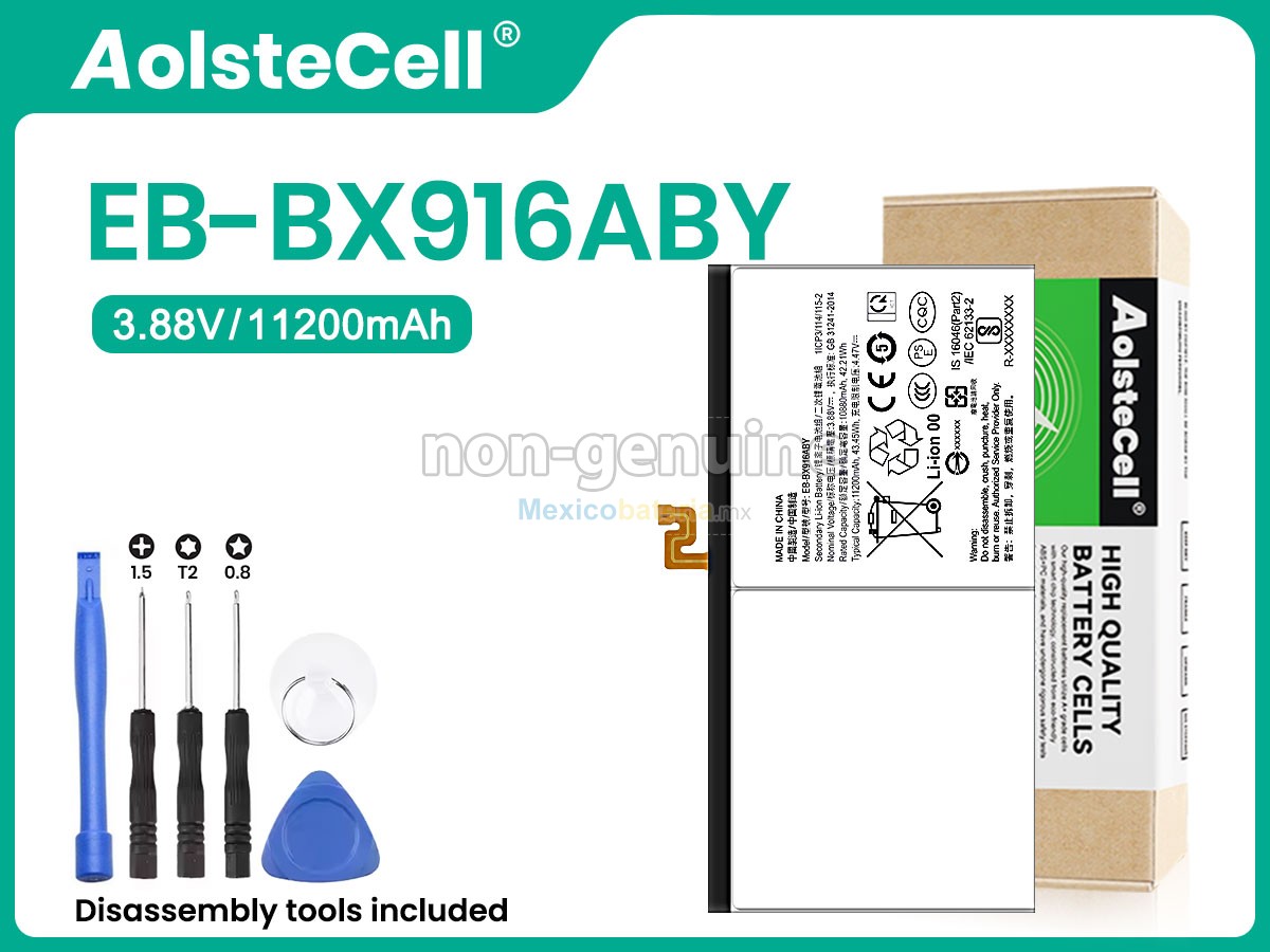 batería para Samsung EB-BX916ABY