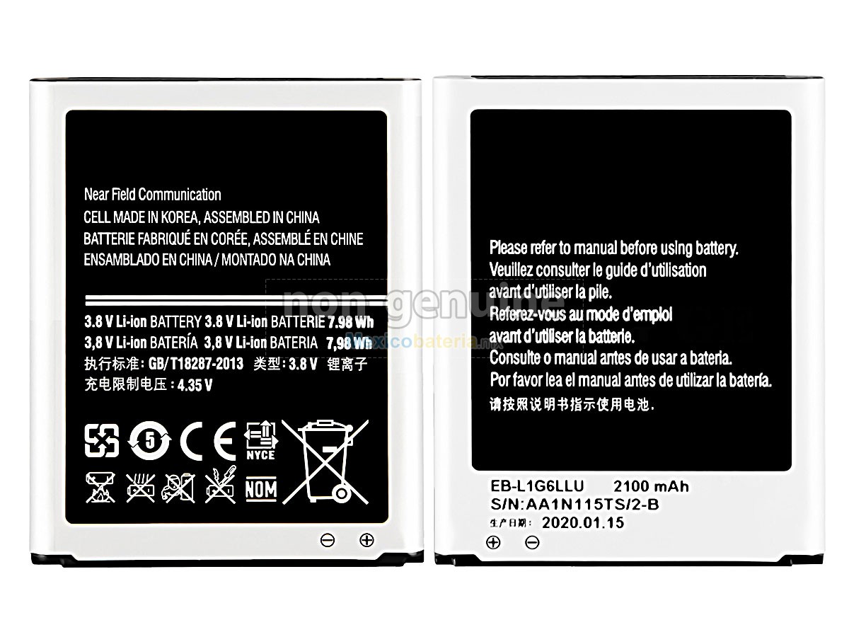 batería para Samsung EB-L1G6LLU