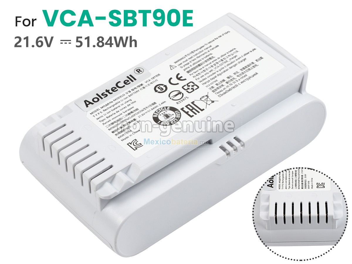 batería para Samsung VCA-SBT90EB(6INR19/66)