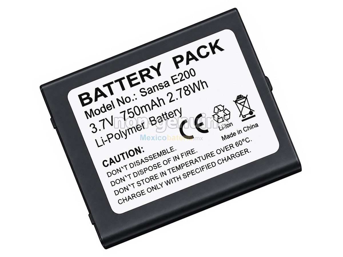 batería para SanDisk SANSA E270
