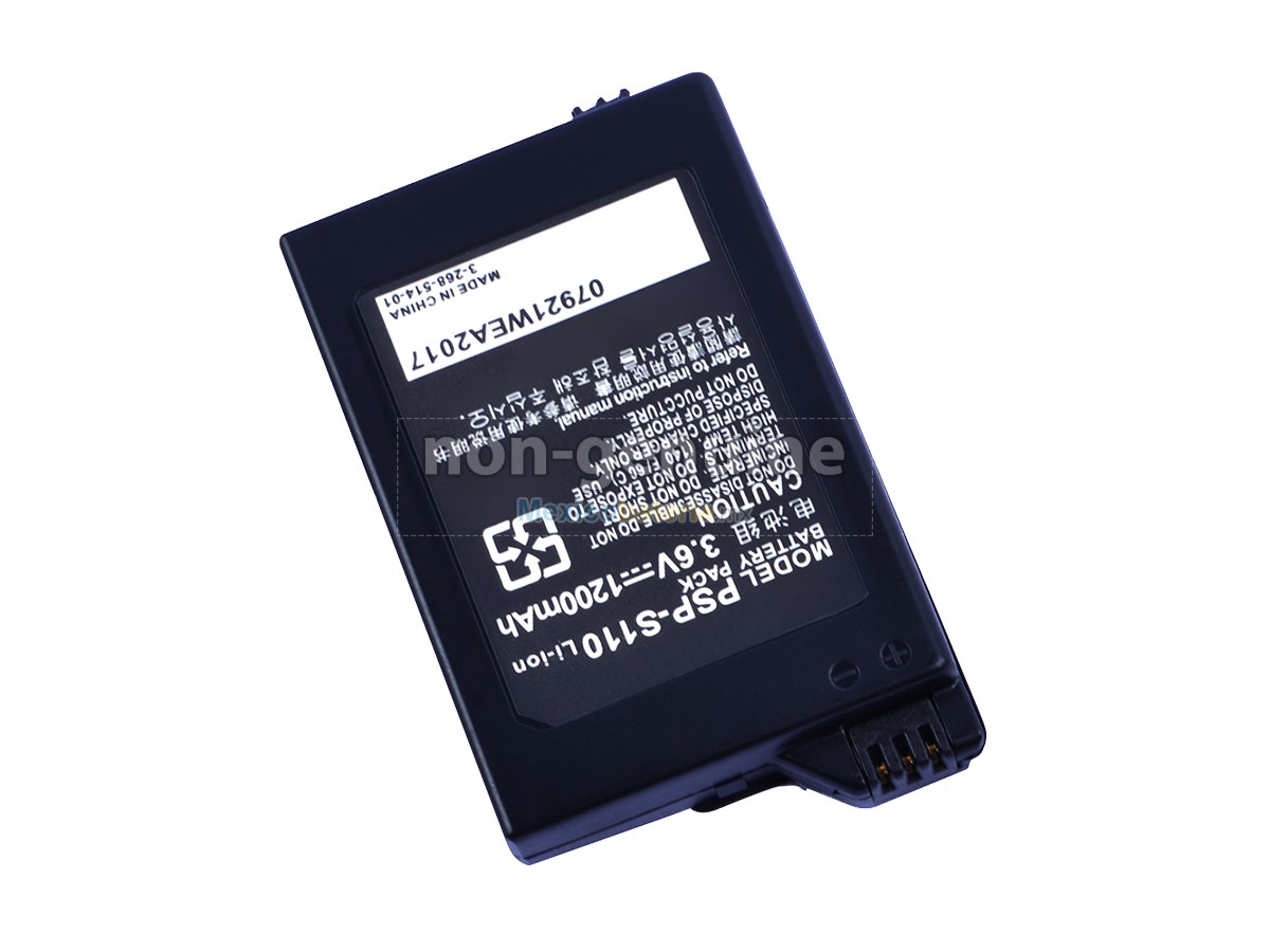 PSP-S110 - Batería de repuesto para consola de videojuegos Sony PSP-3010 -  Compatible con batería Sony PSP-S110 de 3.7 V 1200 mAh