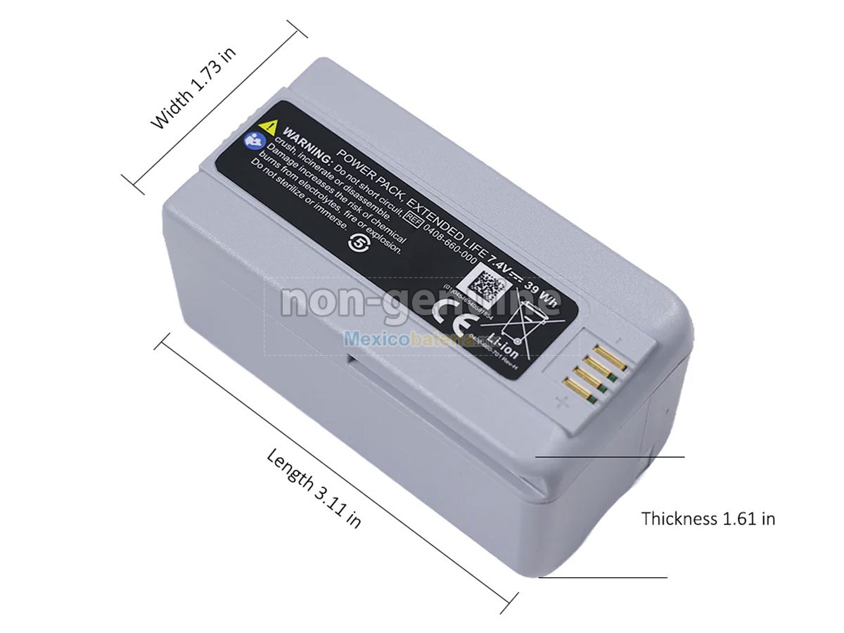 batería para Stryker 0408-655-00