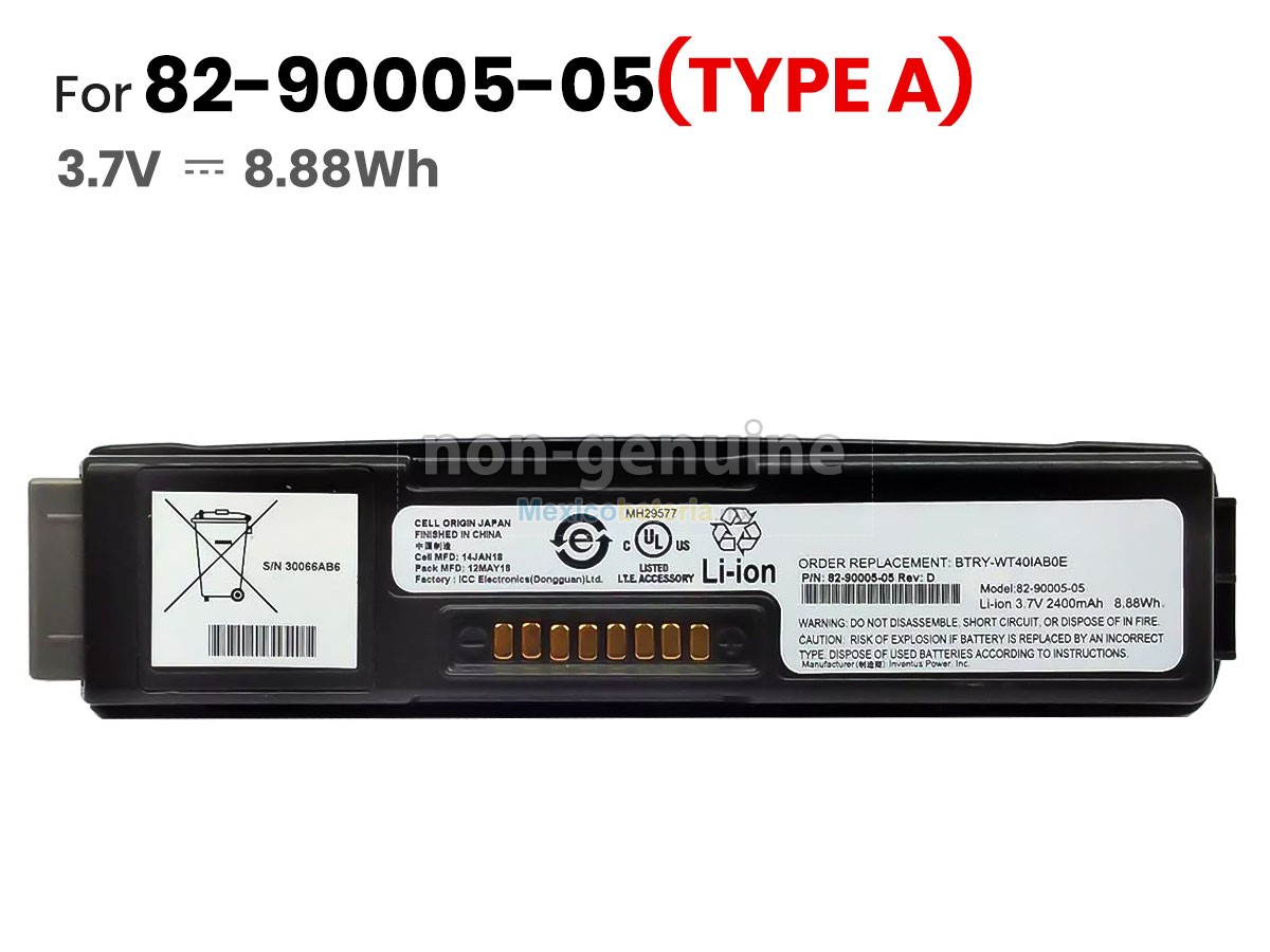 batería para Symbol 55-000166-01