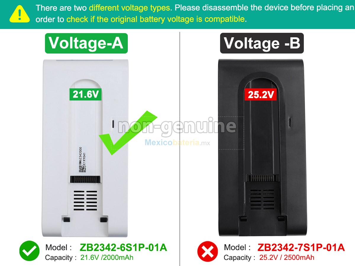 batería para Tineco A20
