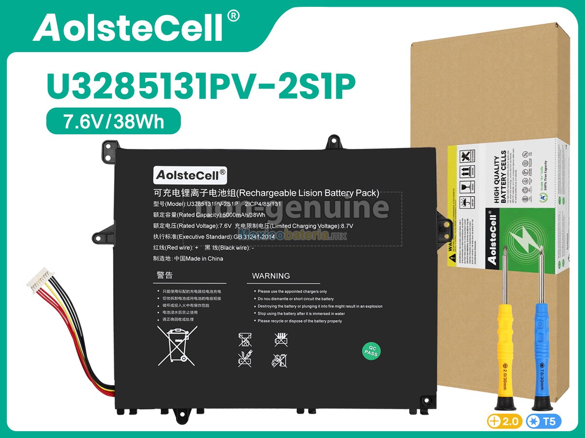 batería para TongfangPC U3285131PV-2S1P