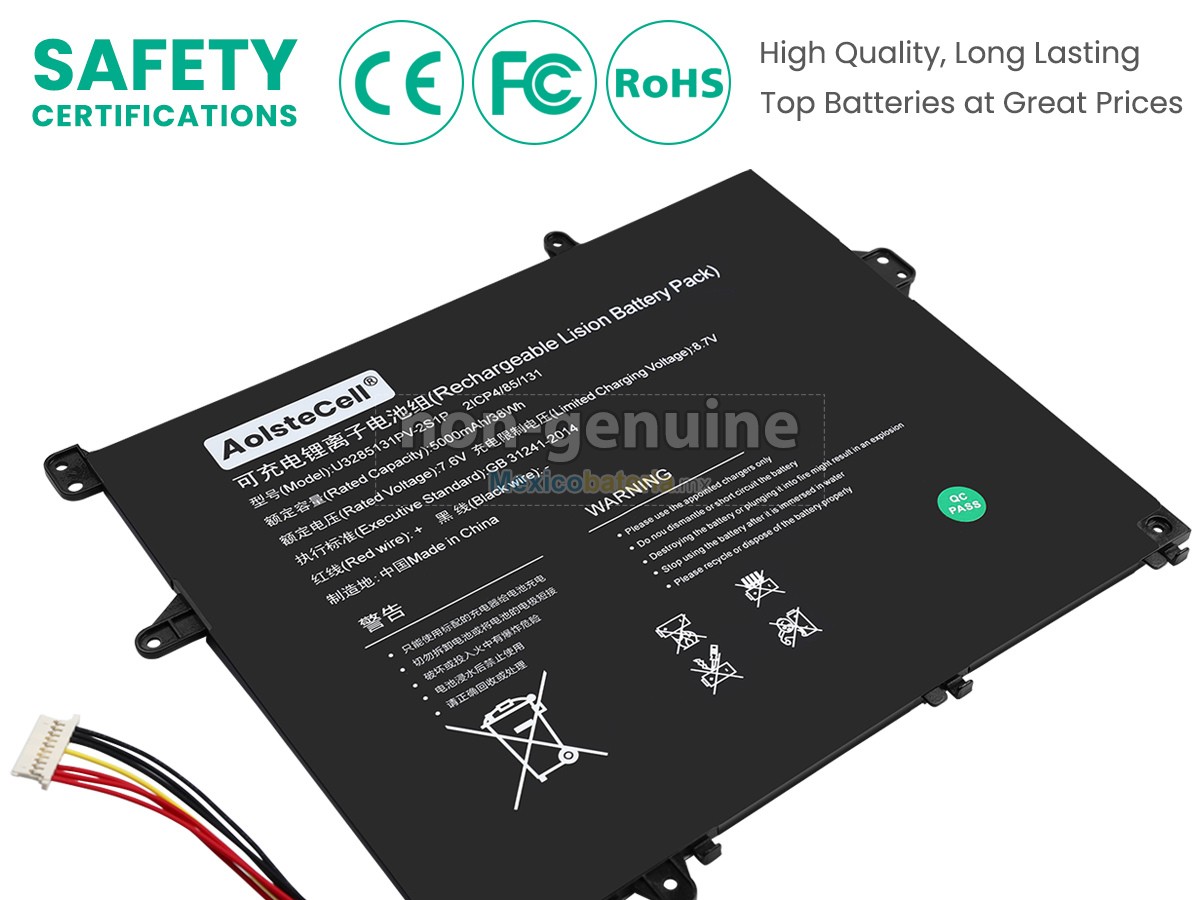 batería para TongfangPC U3285131PV-2S1P
