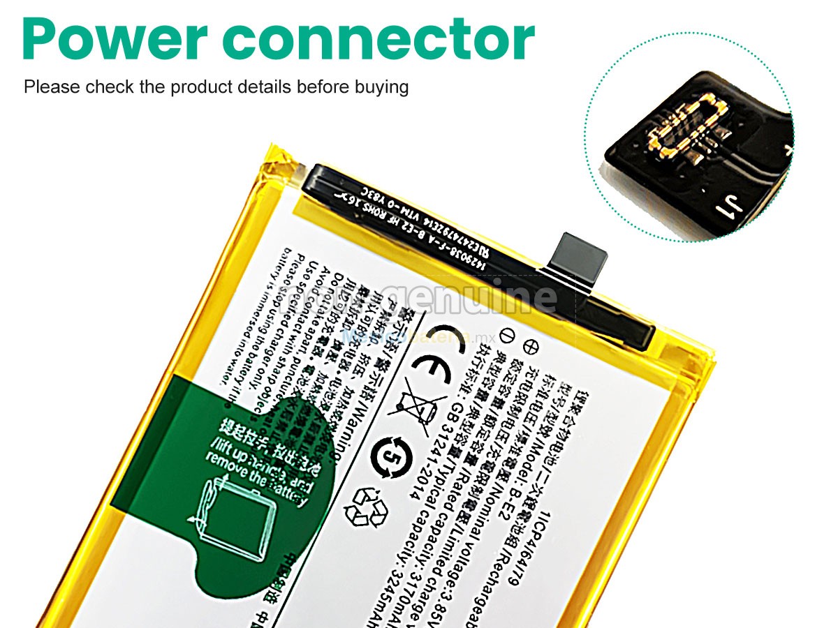 batería para Vivo B-E2