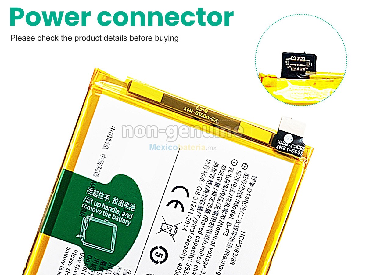 batería para Vivo Y91C