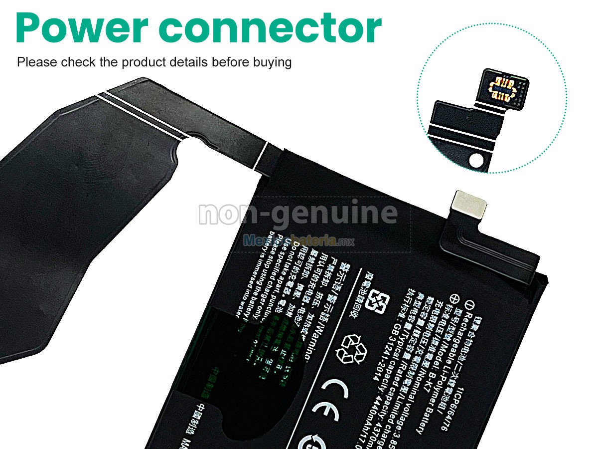 batería para Vivo B-K7