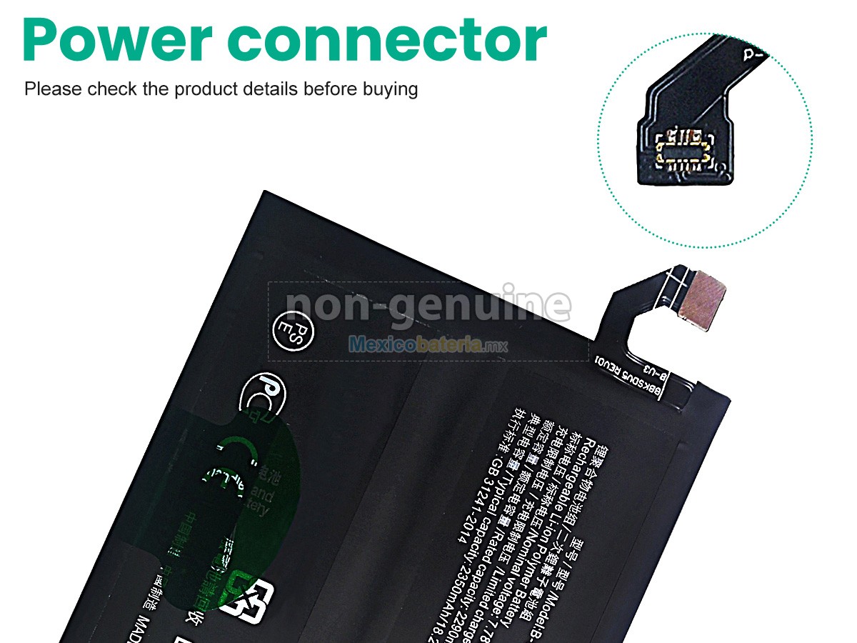 batería para Vivo X80 PRO V2186A