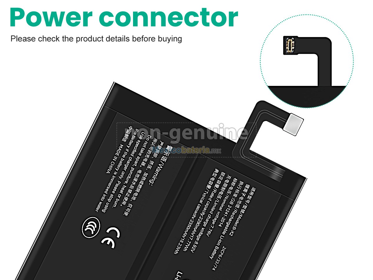 batería para Vivo B-X2
