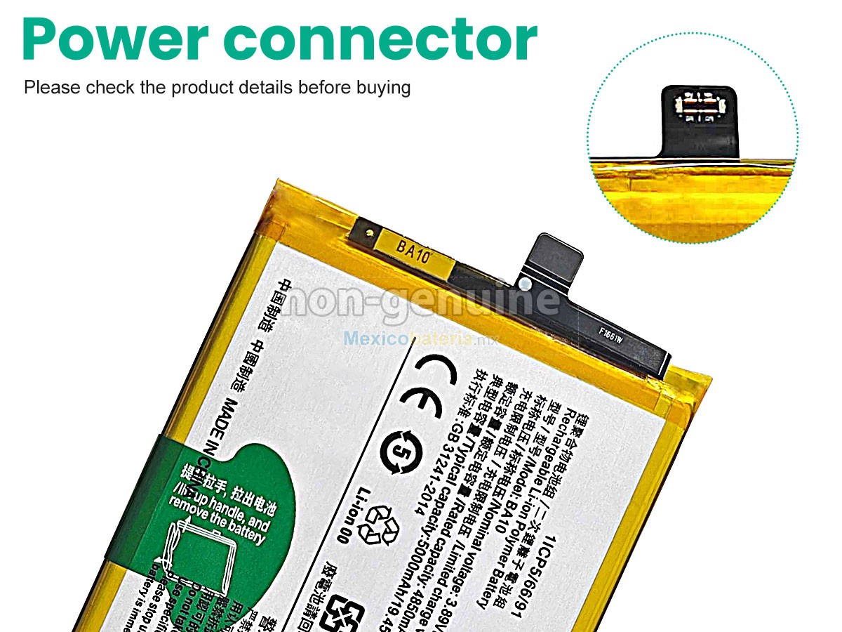 batería para Vivo BA10