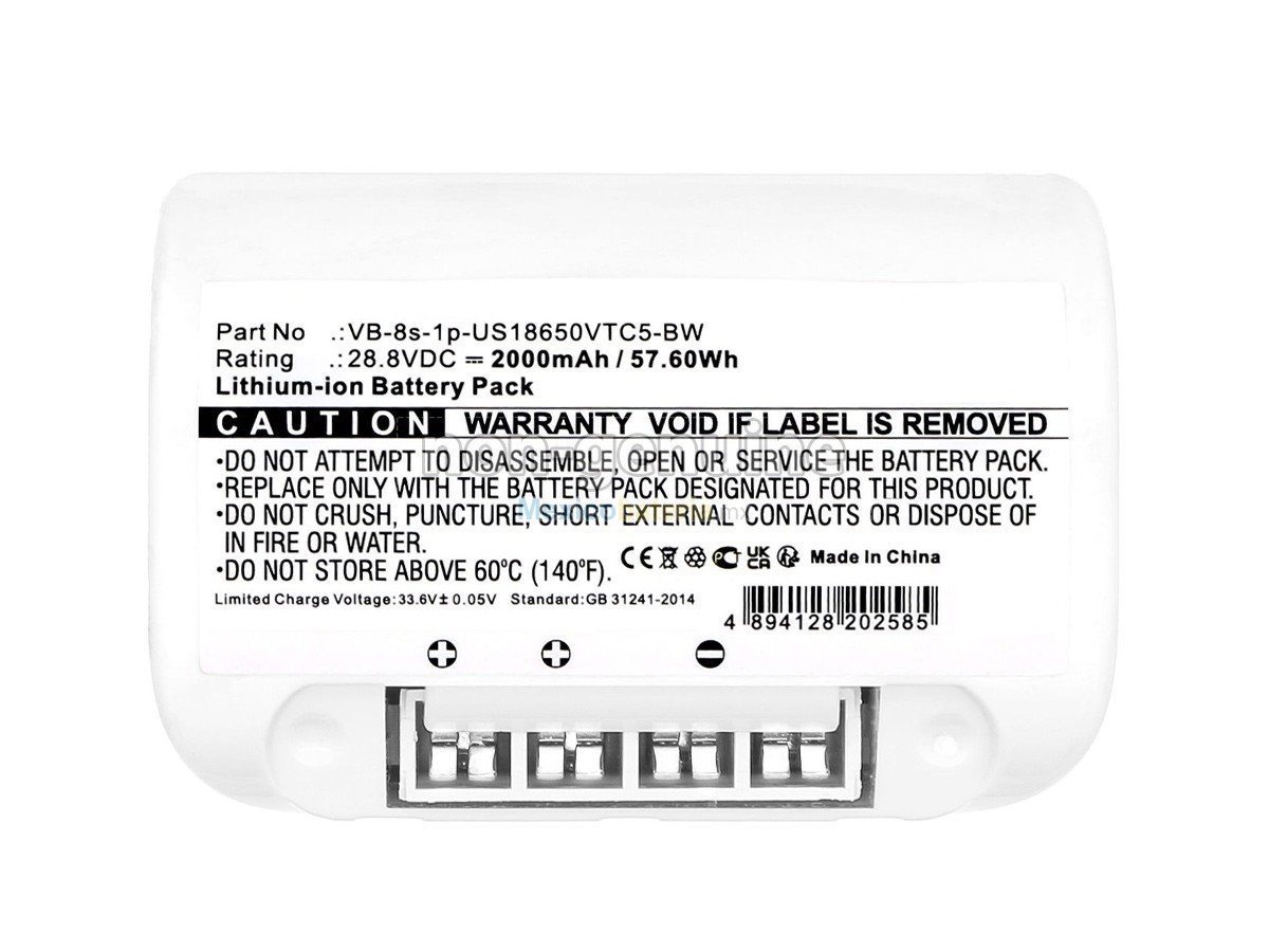 batería para Vorwerk Kobold VB-8S1P-US18650VTC5-BW