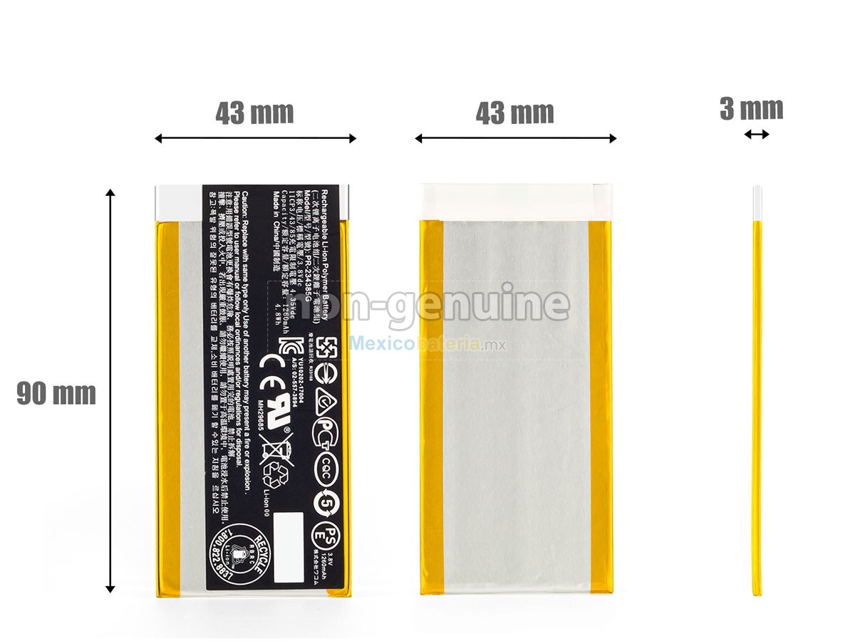 batería para Wacom CTL4100