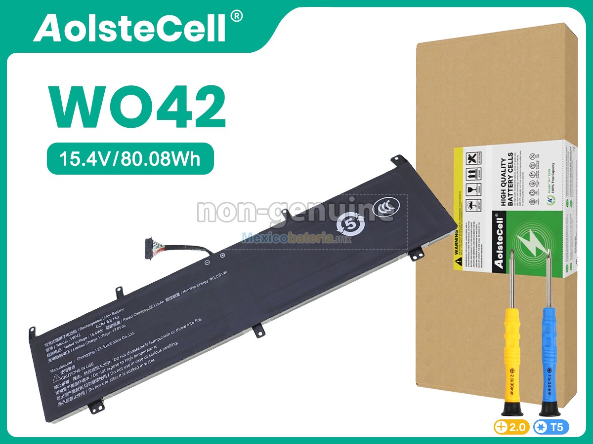 batería para WOOKING W042