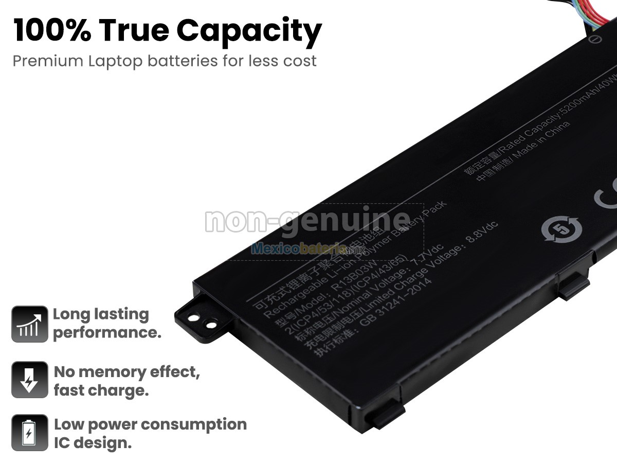 batería XiaoMi R13B03W de alta calidad