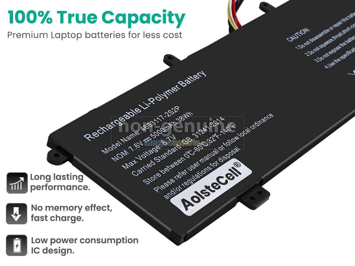 batería para XIDU PHILBOOK Y13 XN133A