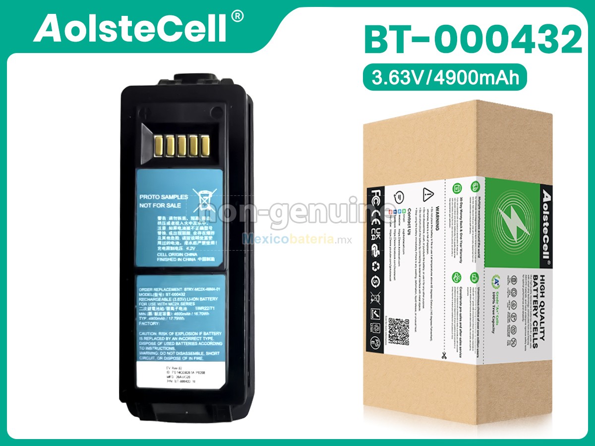 batería para Zebra BTRY-MC2X-35MA-01