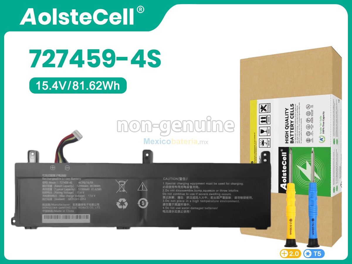 batería para Zrtz 727459-4S