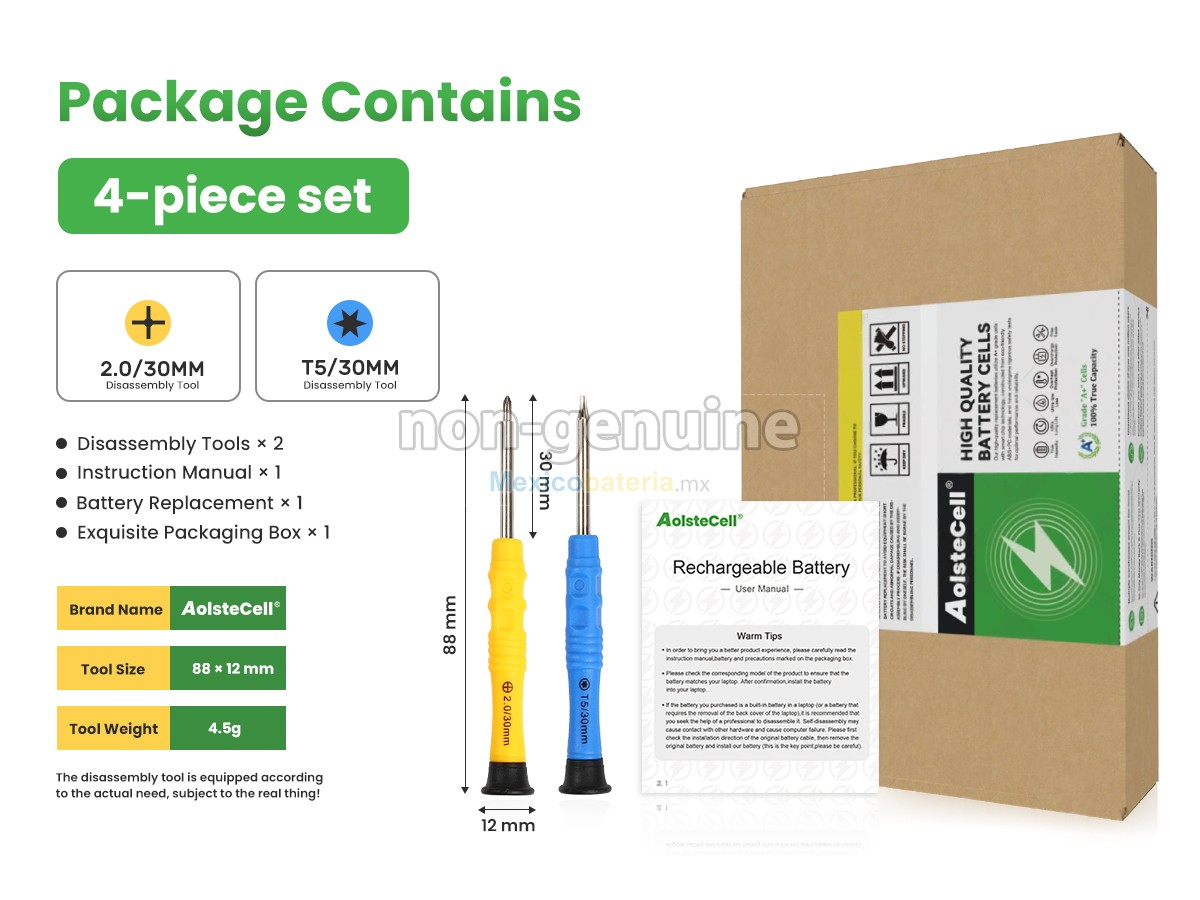 batería para Zrtz 727459-4S