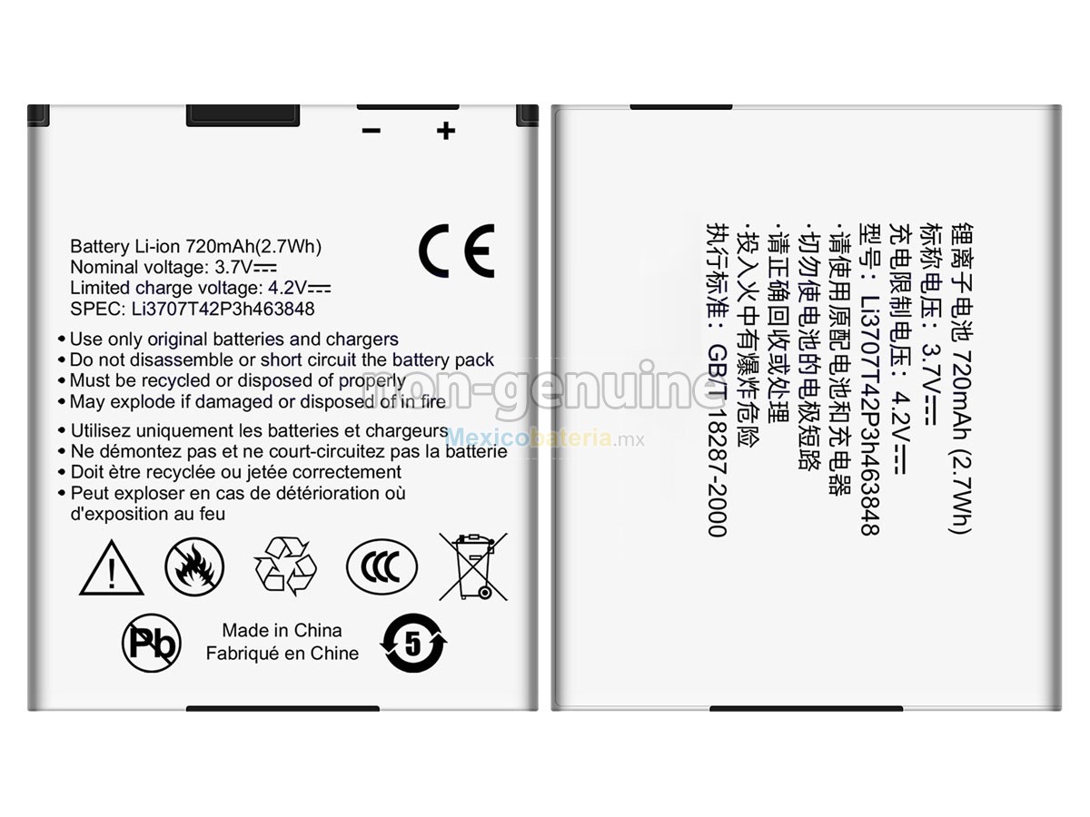 batería para ZTE A711